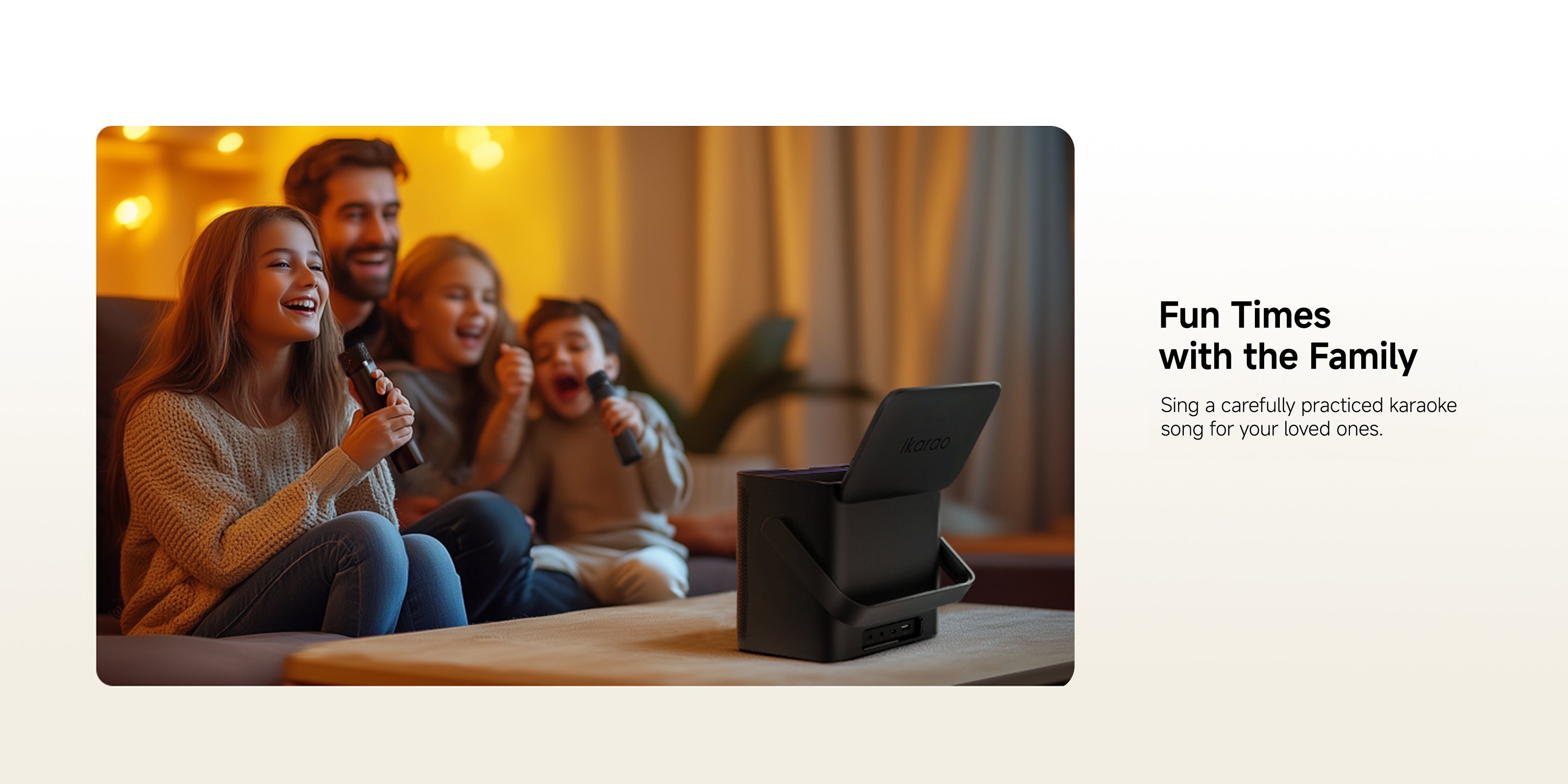 Ikarao Shell S3 Smart Karaoke Speaker - Ledmart.pk Ikarao Shell S3 Smart Karaoke Speaker - Ledmart.pk