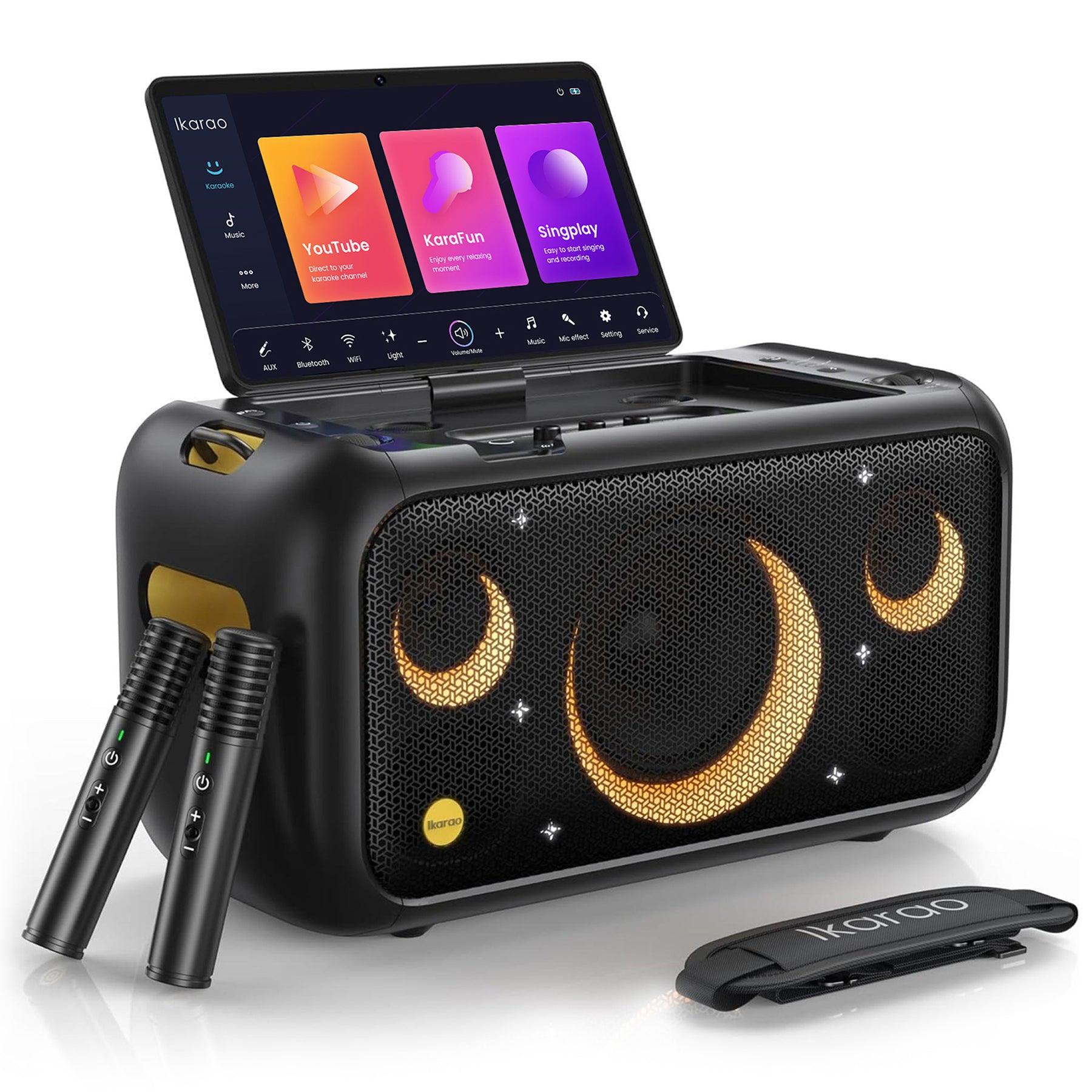 Break X1 Premium Portable Wireless Audio Machine with 107dB Sound Pressure, 6.5” Woofer, and 13.3” HD Screen