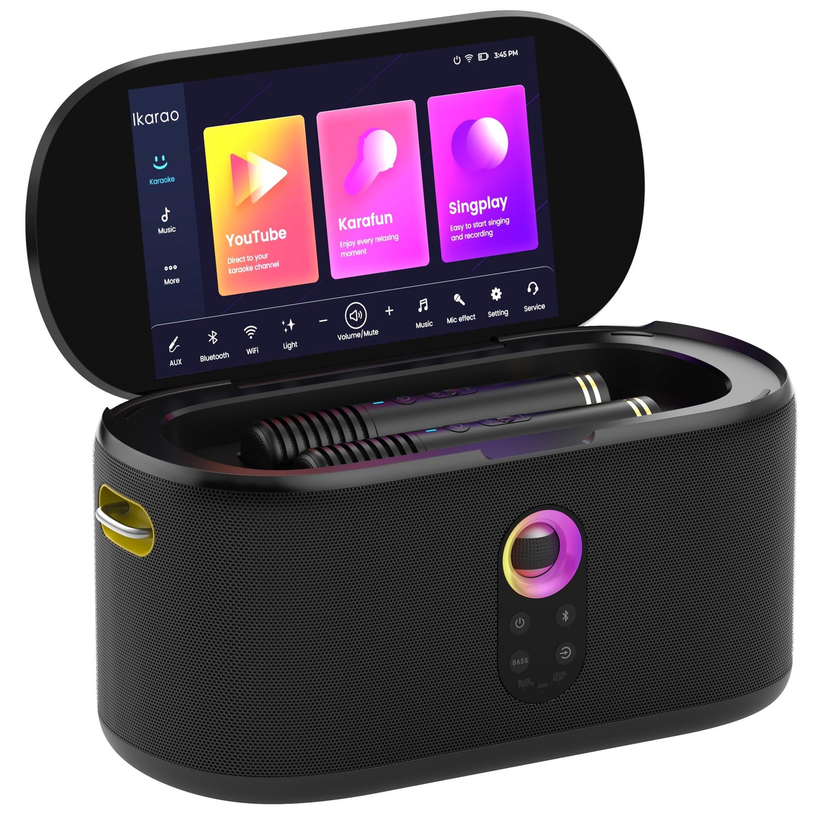 Shell S1 Premium Portable Karaoke Machine with 104dB Sound Pressure,an