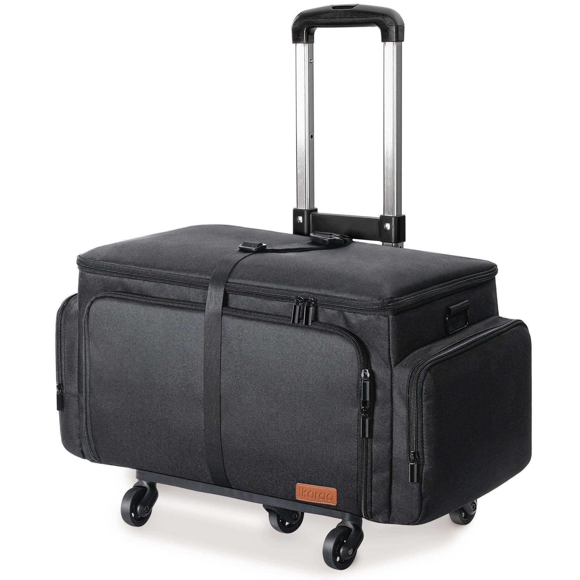 Ikarao Rolling Speaker Bag with 10mm Thick Padding and Folding Hand Truck - Ikarao