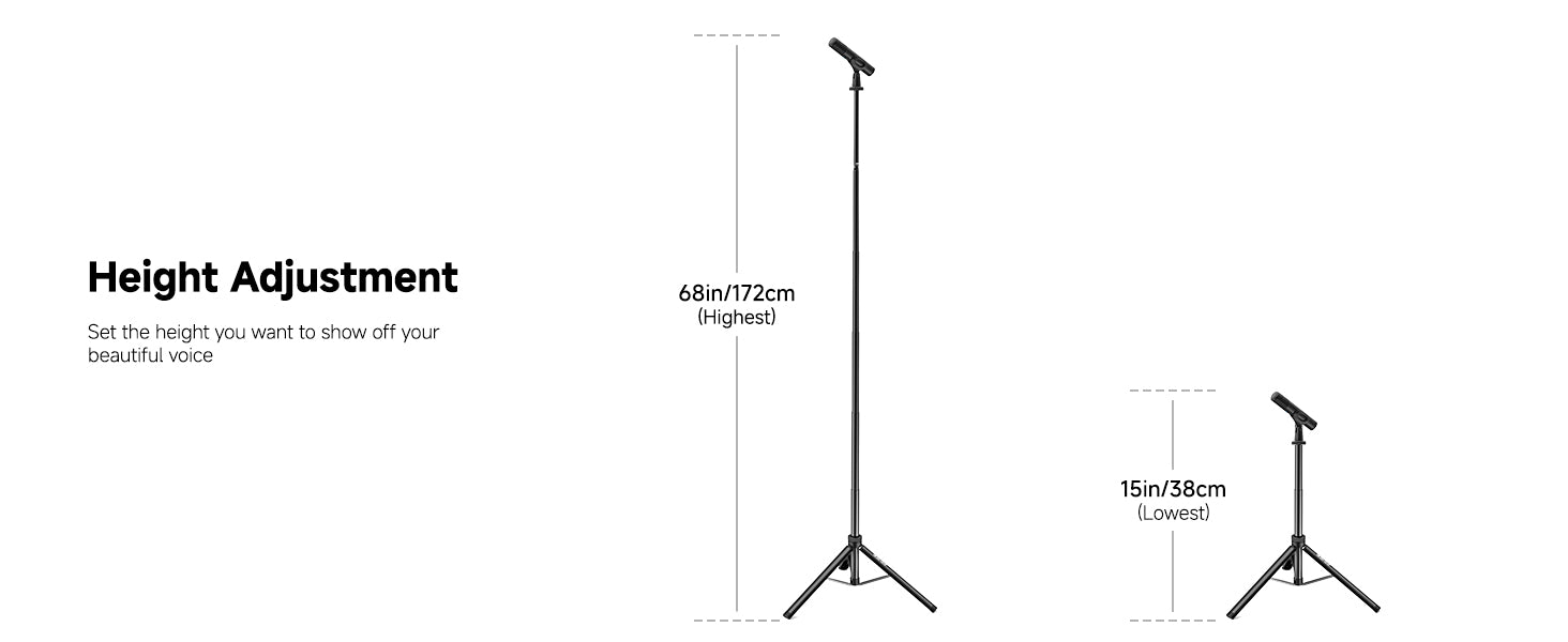 Ikarao Adjustable Mic Stand