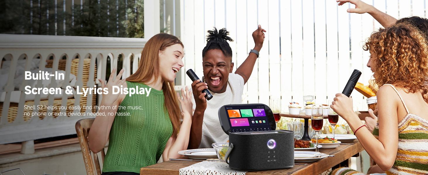 Ikarao Shell S2 Smart Karaoke Speaker - Ledmart.pk Ikarao Shell S2 Smart Karaoke Speaker - Ledmart.pk