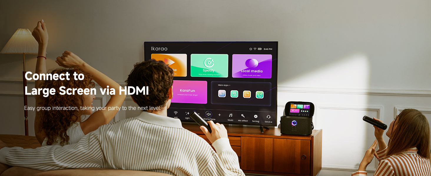 Ikarao Shell S2 Smart Karaoke Speaker - Ledmart.pk Ikarao Shell S2 Smart Karaoke Speaker - Ledmart.pk