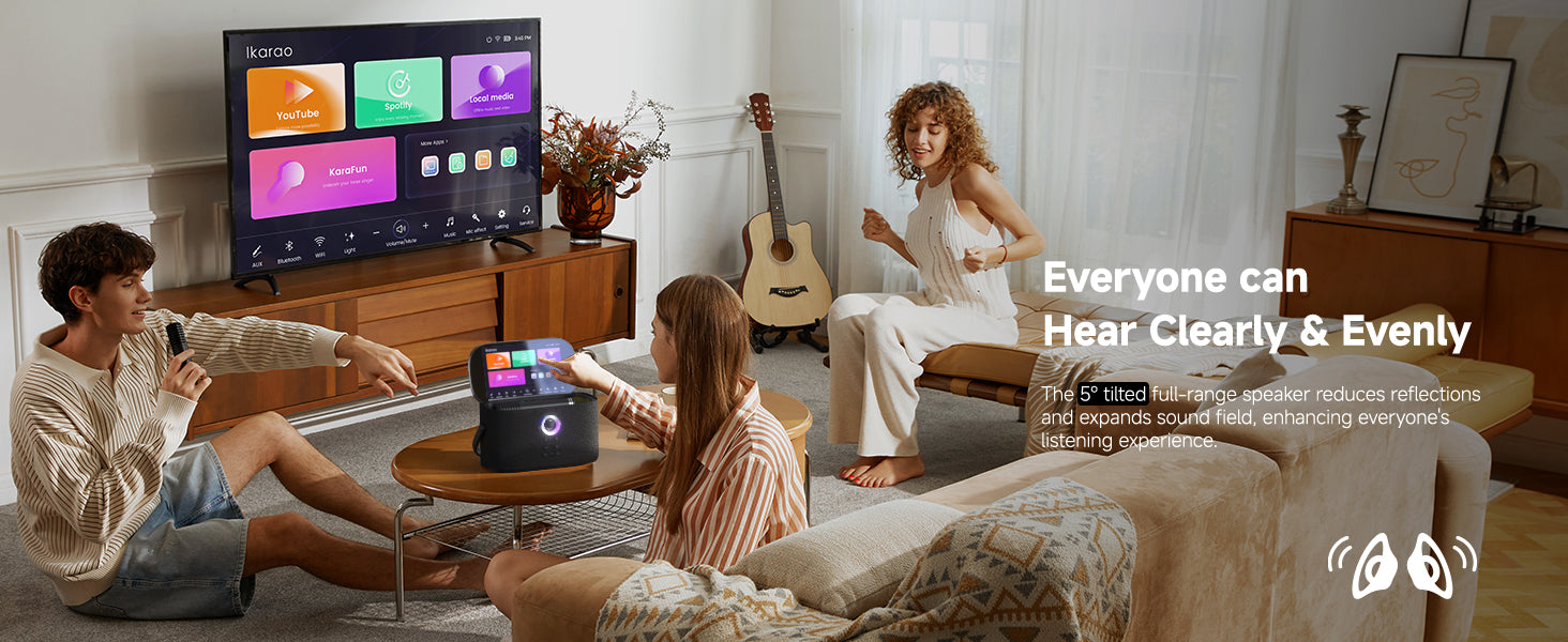 Ikarao Shell S2 Smart Karaoke Speaker - Ledmart.pk Ikarao Shell S2 Smart Karaoke Speaker - Ledmart.pk