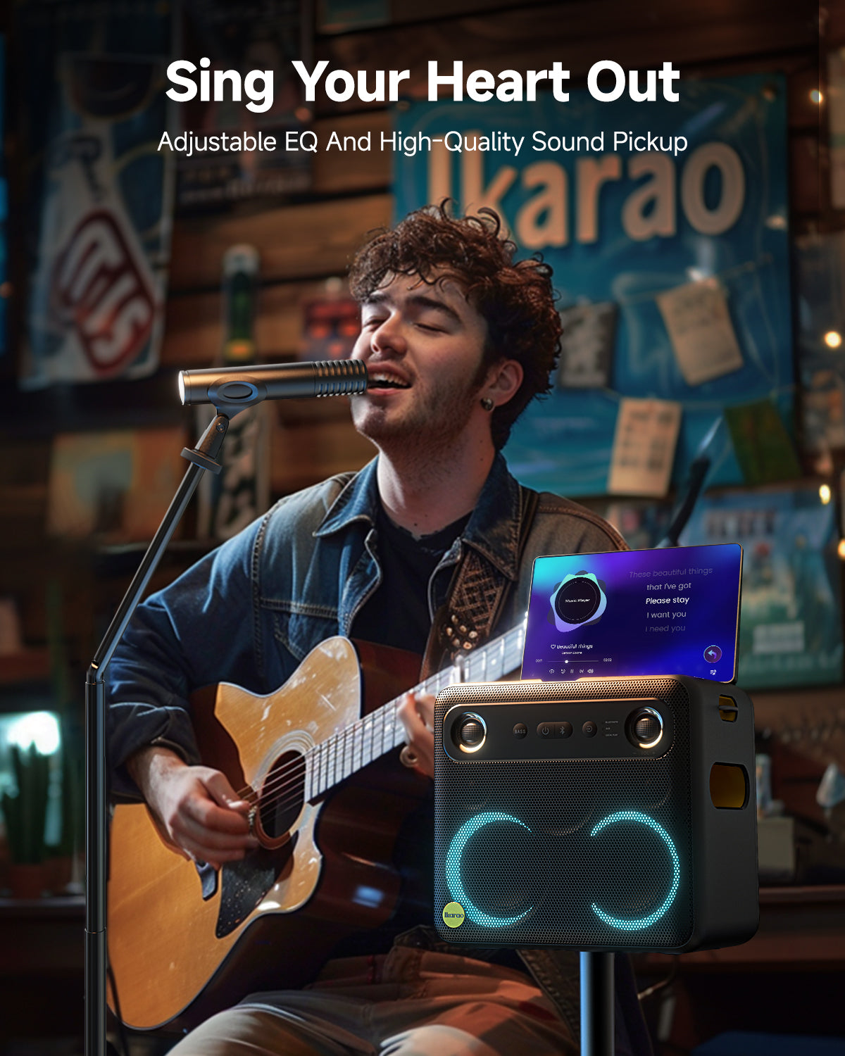 Ikarao Adjustable Mic Stand