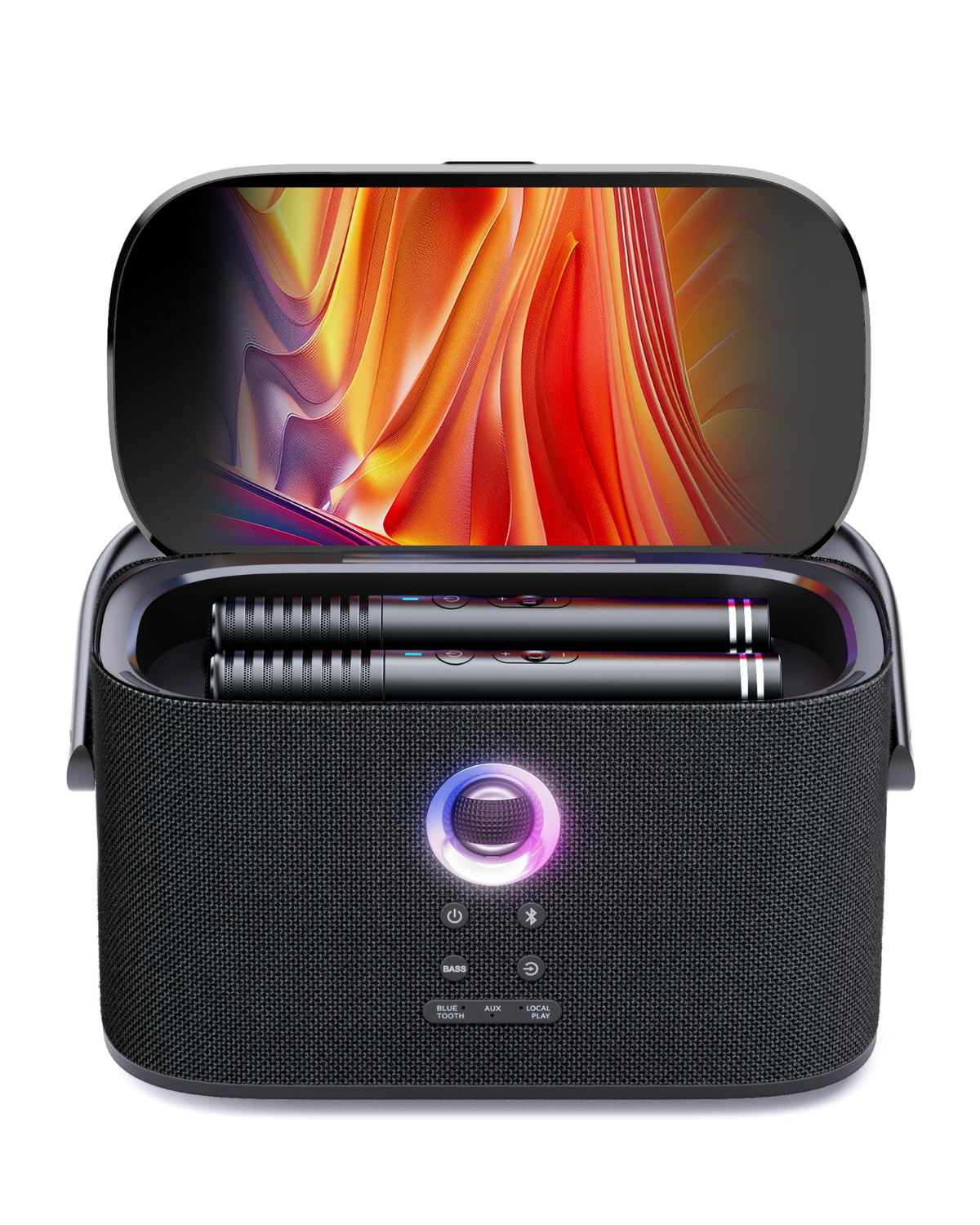 Shell S2 Smart Karaoke Machine With Built-In 8" Screen Lyrics And Hidden Wireless Microphone