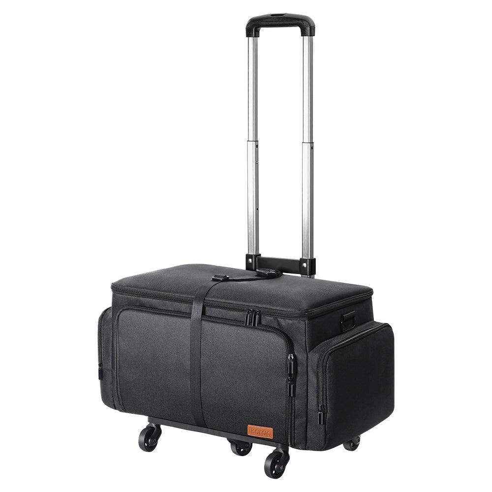 Ikarao Rolling Speaker Bag with 10mm Thick Padding and Folding Hand Truck - Ikarao